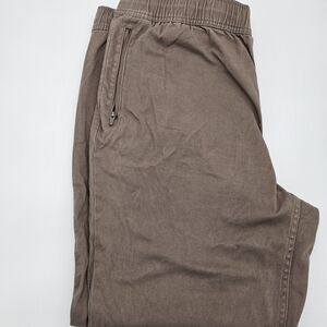 Eddie Bauer Brown Track Pants with Relaxed Fit